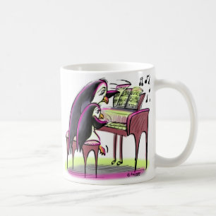 Mug pingouins de piano