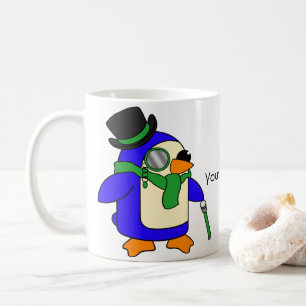 Mug Pingouins vert clair