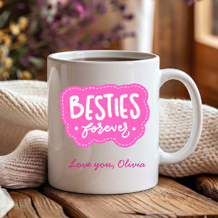 Mug Pink basties pour toujours meilleure belle-sœur ja
