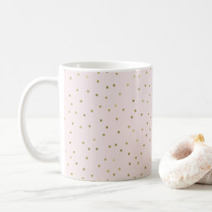 Mug Pink Blush Gold Sparkt Confetti