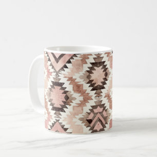 Mug Pink Brown Cowgirl Southwestern Tribal