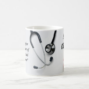 Mug Pink Daisy Floral Nurse Cadeau