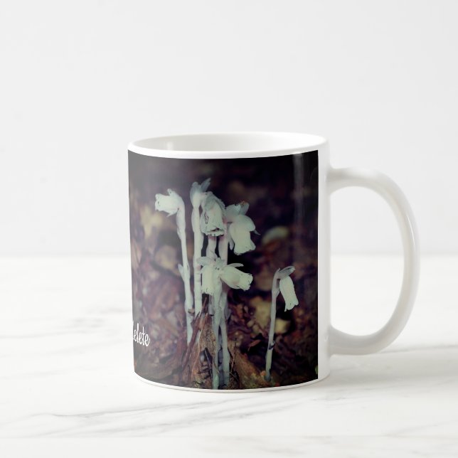 Mug Pink Indian Pipe Wildflower Personalized (Droite)