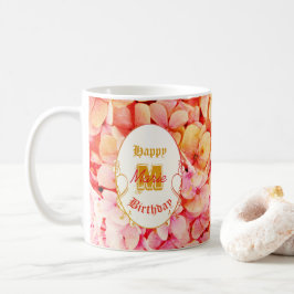 Mug Pink Keepsaké Typographie Élégant Joyeux Anniversa