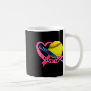 Mug Pink Out Cancer Du Sein Pink Ribbon Coeur Avec Sof