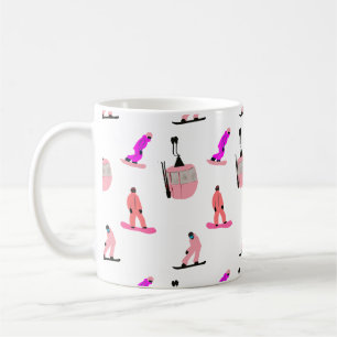 Mug Pink Snowboard