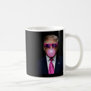 Mug Pink Trump Bubble Gum 2024 Vote Président Funny Cu