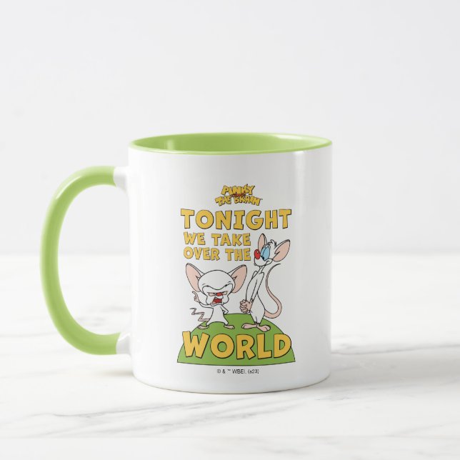 Mug Pinky et le cerveau | Reprendre Le Monde (Gauche)
