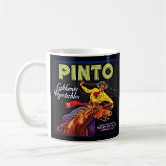Mug Pinto vegetable crate label print