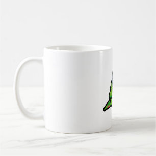 Mug Pionus Parrot à tête bleue Chubby