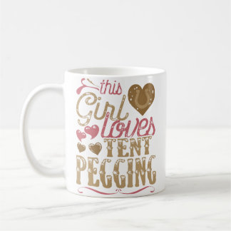 Mug Piquetage de tente Cavalier Équitation