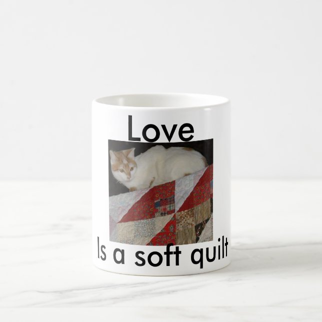 Mug piquez avec le chat - la copie, aiment, sont un (Centre)