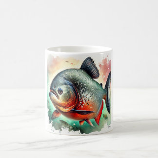 Mug Piranha Majesty 260824AREF114 - Watercolor