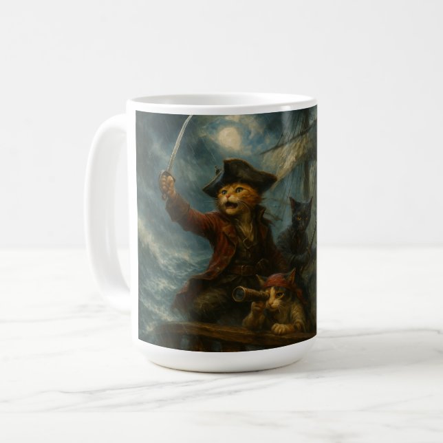 Mug Pirate aux Pattes Rouges (Devant gauche)