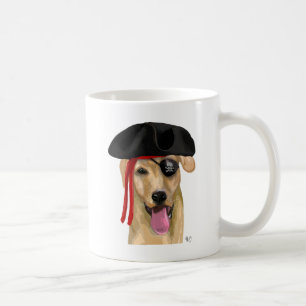 Mug Pirate jaune 2 de Labrador