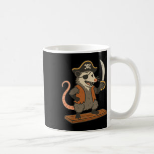 Mug Pirate Opossum Drôle Costume Halloween Possum Love