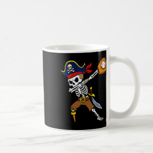 Mug Pirate squelette dabbing baseball drôle Halloween 