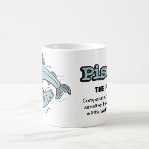 Mug Pisces Le signe d'eau du poisson muqueuse astrolog