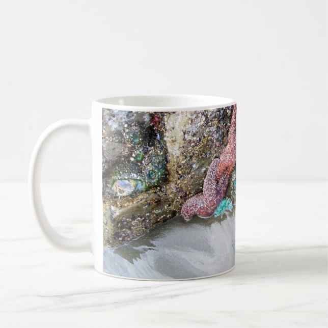 Mug Piscine à marée, plage de Ruby, parc national olym (Gauche)