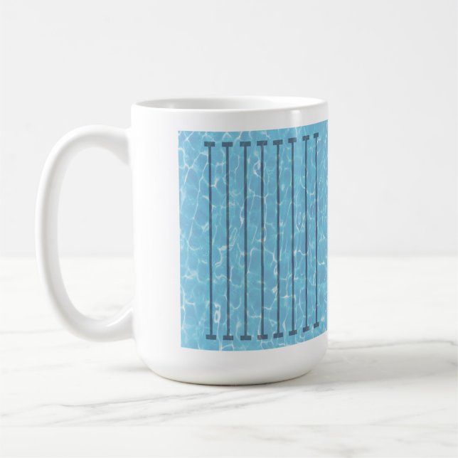 Mug Piscine de l'équipe de natation (Gauche)