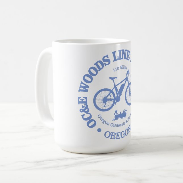 Mug Piste d'état OC&E Woods Line (cyclisme) (Devant gauche)