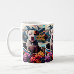 Mug Pitbull sur une pagaie : Une aventure pittoresque
