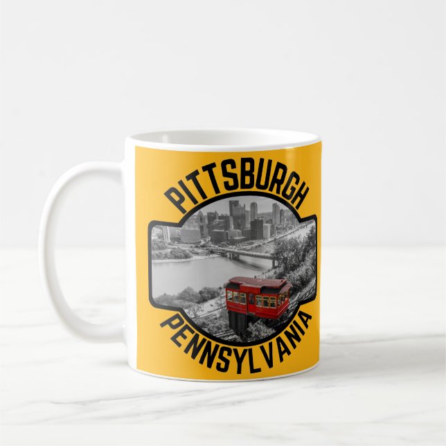 Mug Pittsburgh Pennsylvania Steel City Skyline Incline (Gauche)