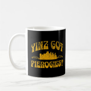 Mug Pittsburgh Yinz Yinzer Steel City 412 Pierogies H
