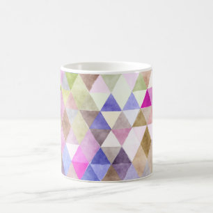 Mug PixDezines Boho Triangles géométriques/réglables