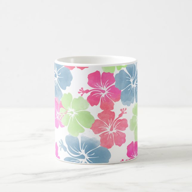 Mug PixDezines couleur hibiscus/do-it-yourself arrière (Centre)