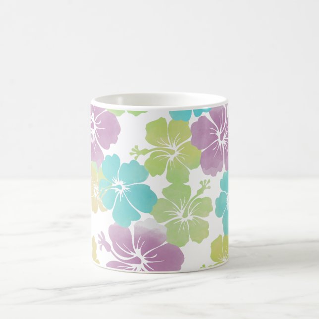 Mug PixDezines couleur hibiscus/do-it-yourself arrière (Centre)