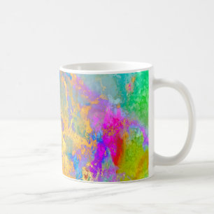 MUG PIXDEZINES GALAXY ABSTRAIT, COULEURS VIVES