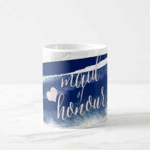 Mug PixDezines Maid of Honor Blush Pink+Navy