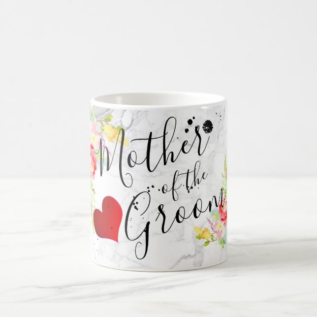 Mug PixDezines Mère de la chambre/aquarelle florale (Centre)