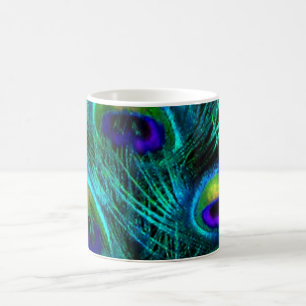 Mug PixDezines Pacock Psychedelic