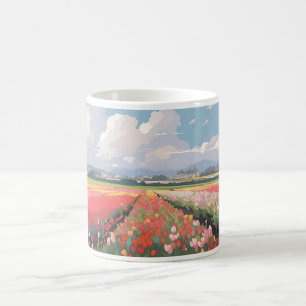 Mug Pixel Art Tulip Agricultur