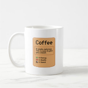 Mug Pixel de café article RPG