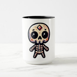 Mug Pixelart Skeleton