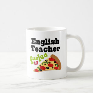 Mug Pizza (drôle) de professeur d'Anglais