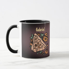 Mug Pizza rétro avec torsion Citrouille