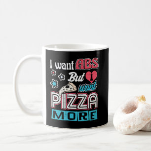 Mug Pizza vs Abs - Régime en vrac - Carbes amusantes N