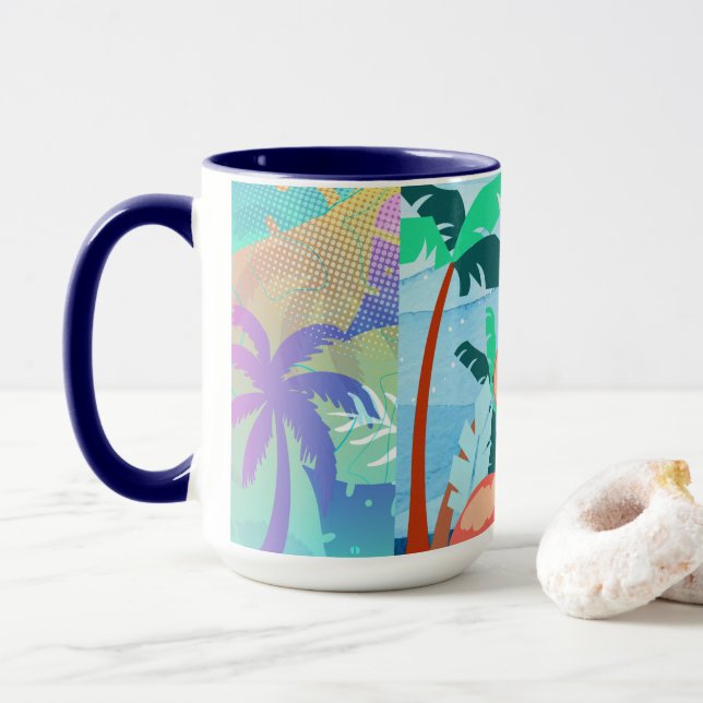Mug Plage (Avec donut)
