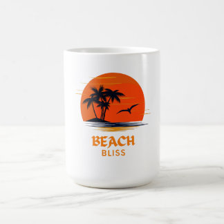 Mug Plage Bliss : Soleil en flammes