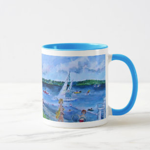 Mug plage de club d'université