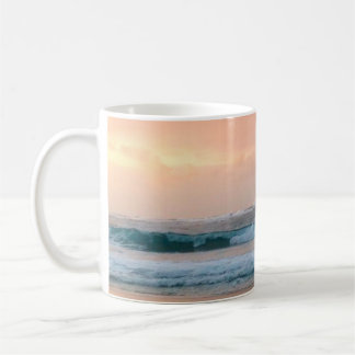 Mug Plage de coucher de soleil et océan