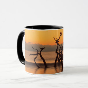Mug Plage de Driftwood à Sunrise Jekyll Island Georgia