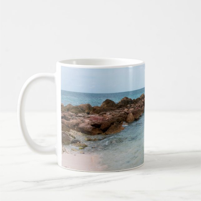 Mug Plage de l'Océan Caraïbe Bliss #4 #tropical #wall (Gauche)
