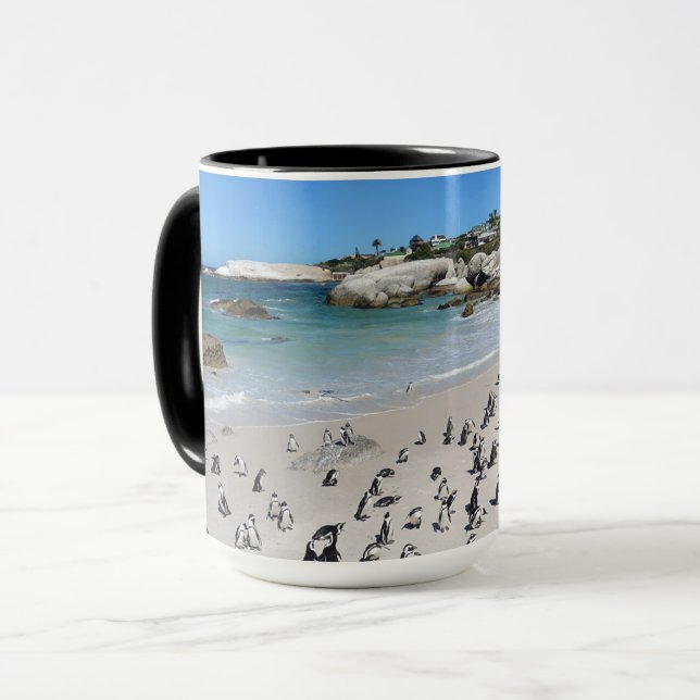 Mug Plage de Penguins Boulders | Afrique du Sud (Devant gauche)
