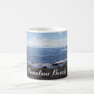 Mug Plage de sable noir de Punalu'u Hawaii