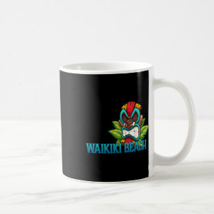 Mug Plage de Waikiki Tiki - Plages d'Hawaii